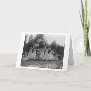 Vintage - Friends are Angels Who Lift Us, Card