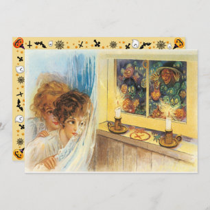 Vintage Fright Night When The Goblins Come Out Invitation