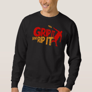 Vintage Frisbee Disc Golf Clothing For Disc Golfer Sweatshirt