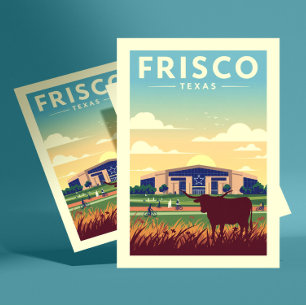 Vintage Frisco Texas Postcard