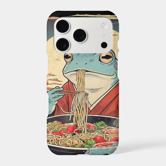 Vintage Frog Eating for Ramen Fans (Back)