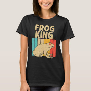 Vintage Frog For Men Grandpa Dad Cute Frog Toad 1 T-Shirt