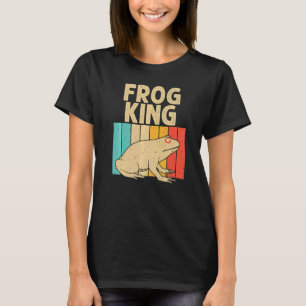 Vintage Frog For Men Grandpa Dad Cute Frog Toad T-Shirt