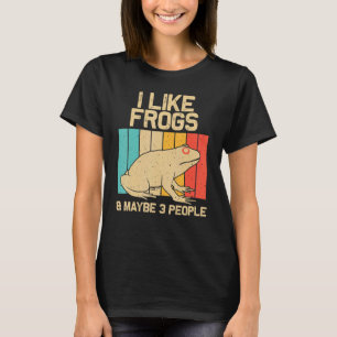 Vintage Frog For Men Women Kids Cute Frog Toad T-Shirt