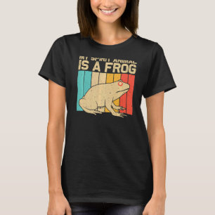 Vintage Frog For Men Women Kids Cute Frog Toad T-Shirt
