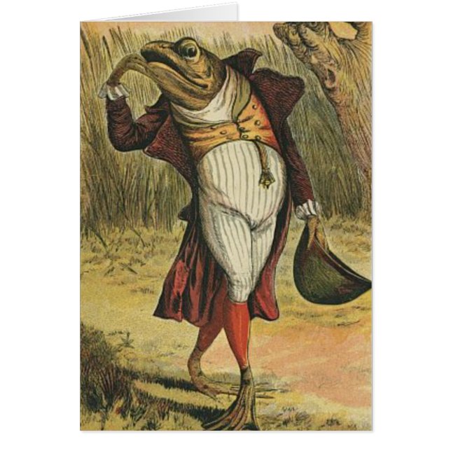 Vintage - Frog in His Finery, (Front)