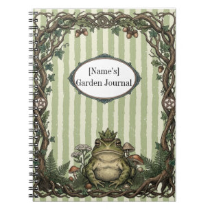 Vintage Frog King Botanical Journal