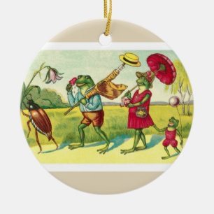 Vintage Frog No. 2 Ceramic Tree Decoration