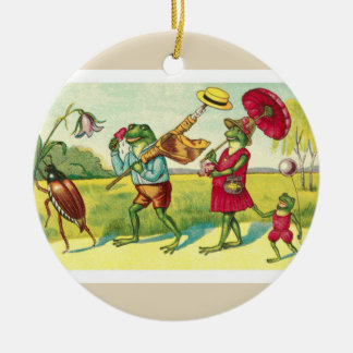 Vintage Frog No. 2 Ceramic Tree Decoration