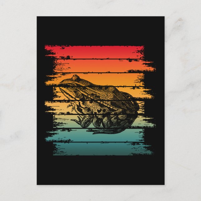 VINTAGE FROG POSTCARD (Front)