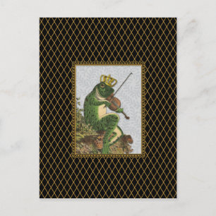 Vintage Frog Prince Charming Postcard