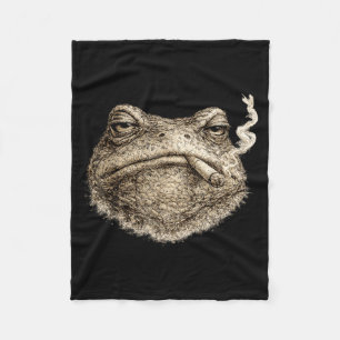 Vintage Frog Street Y2K Style Meme Funny Gifts for Fleece Blanket