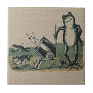 Vintage Frog Tile