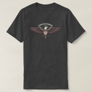 Vintage Frontier Standard Eagle Shield Earth Tones T-Shirt