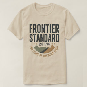 Vintage Frontier Standard Est 1776 American Spirit T-Shirt