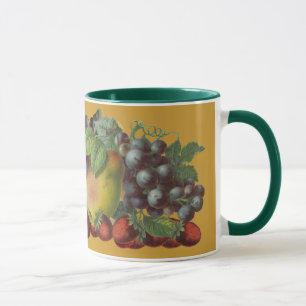 Vintage Fruit Art Coffee Mug