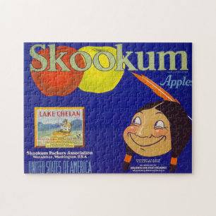 Vintage Fruit Crate Label 7 Jigsaw Puzzle