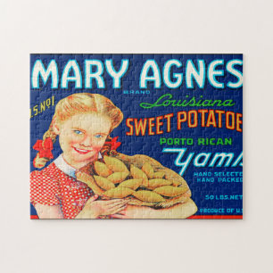 Vintage Fruit Crate Label 9 Jigsaw Puzzle