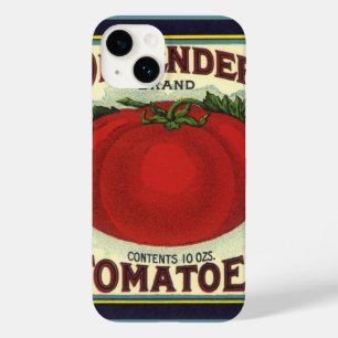 Vintage Fruit Crate Label Art, Defender Tomatoes Case-Mate iPhone 14 Case