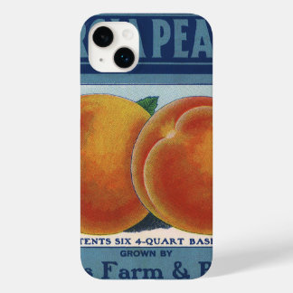 Vintage Fruit Crate Label Art, Georgia Peaches Case-Mate iPhone 14 Plus Case