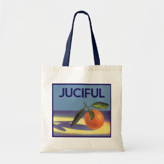 Vintage Fruit Crate Label Art, Juciful Oranges Tote Bag