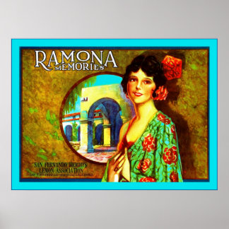 Vintage Fruit Crate Label Poster