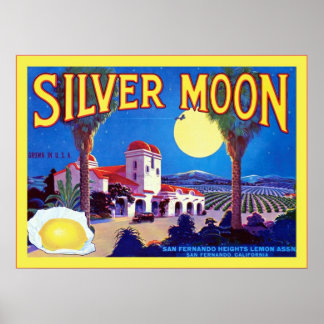 Vintage Fruit Crate Label Poster