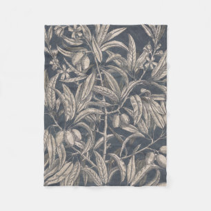 Vintage Fruit & Floral I Fleece Blanket