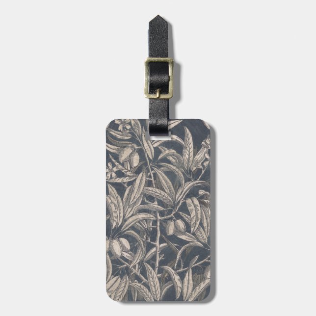 Vintage Fruit & Floral I Luggage Tag (Front Vertical)
