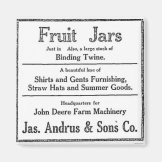Vintage Fruit Jars for Sale Dixie Utah Magnet