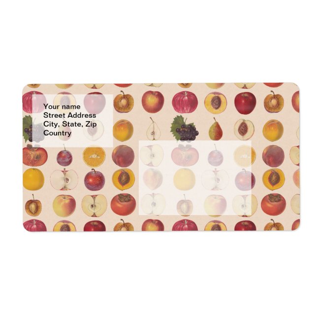 Vintage Fruit Pattern (Front)