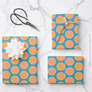 Vintage Fruit Pattern Wrapping Paper