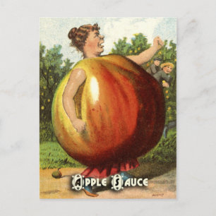 Vintage Fruit Postcard Series: Apple