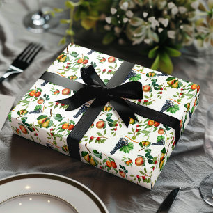 Vintage Fruit Wrapping Paper