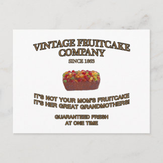 Vintage Fruitcake Company Postcard