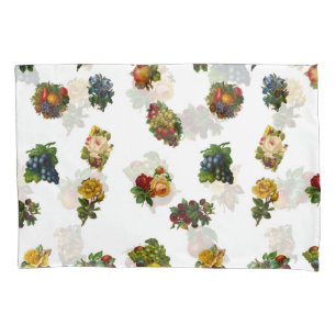 Vintage Fruits & Flowers Pillowcase