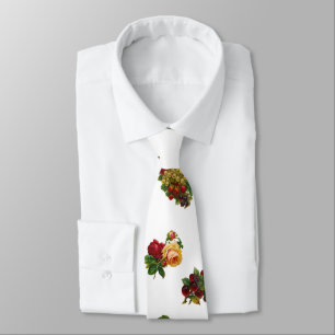 Vintage Fruits & Flowers Tie