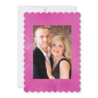 Vintage Fuchsia and Purple Floral Wedding Photo