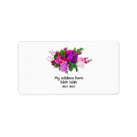 Vintage Fuchsia and Purple Shabby Wedding