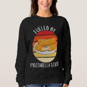 Vintage Fuelled By Mozzarella Sticks Food Lover Sweatshirt