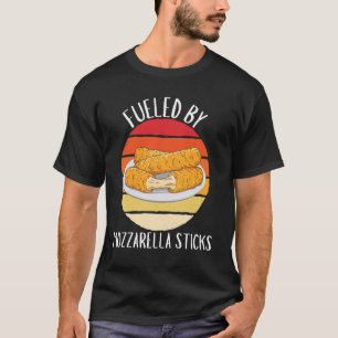 Vintage Fuelled By Mozzarella Sticks Food Lover T-Shirt