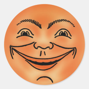 Vintage Full Moon Sticker