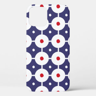 vintage funky retro seamless pattern. Seamless ret iPhone 12 Case