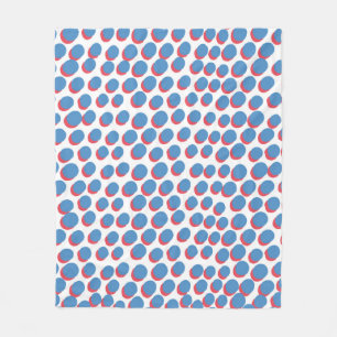 vintage funky retro seamless pattern. Seamless vin Fleece Blanket