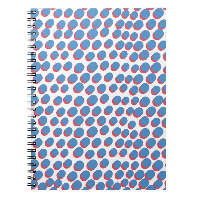 vintage funky retro seamless pattern. Seamless vin Notebook (Front)