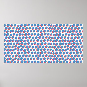 vintage funky retro seamless pattern. Seamless vin Poster