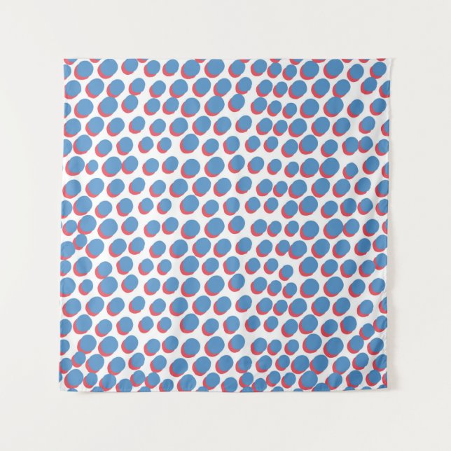 vintage funky retro seamless pattern. Seamless vin Tapestry (Front)