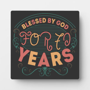 vintage Funny 70 years old saying quote Plaque