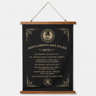 Vintage Funny Bar Sign For Home Bar Hanging Tapestry