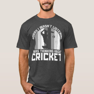 Vintage Funny Cricket Sport Quotes T-Shirt